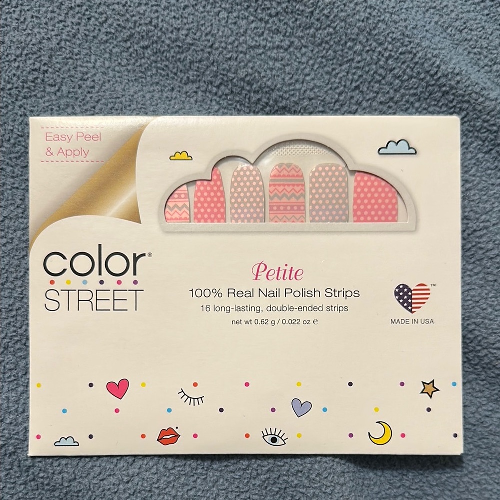Color Street Press-On Nails Pink and Gray